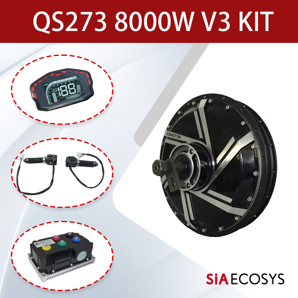 Zestaw silnika w piaście QSMOT – Qs273 Hub Motor 8000W 72V recenzja i cena